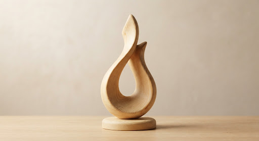 Abstract Pine Sculpture