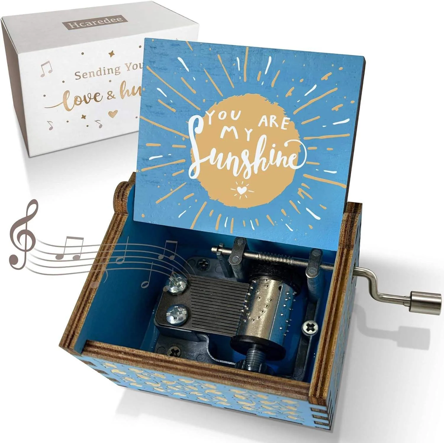 Custom Laser-Engraved Wooden Music Box gallery image 2