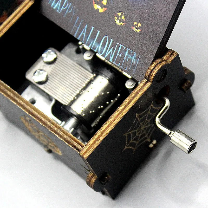 Custom Laser-Engraved Wooden Music Box gallery image 4