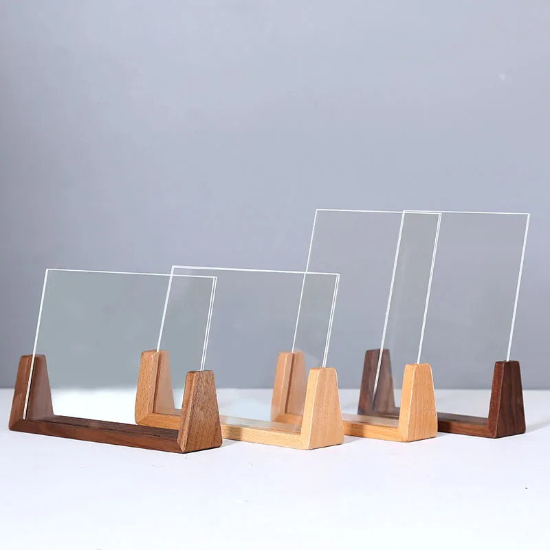 U-Shaped Wooden Frame with Acrylic Stand gallery image 3