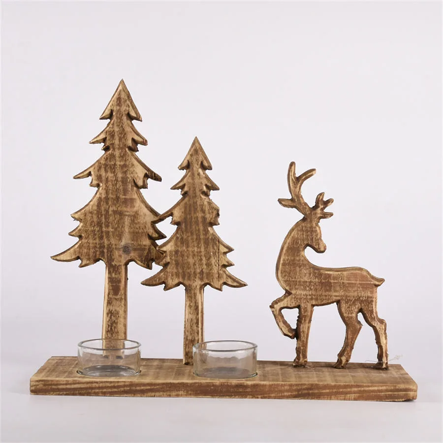 factory-produced Wooden Christmas Village House gallery image 4