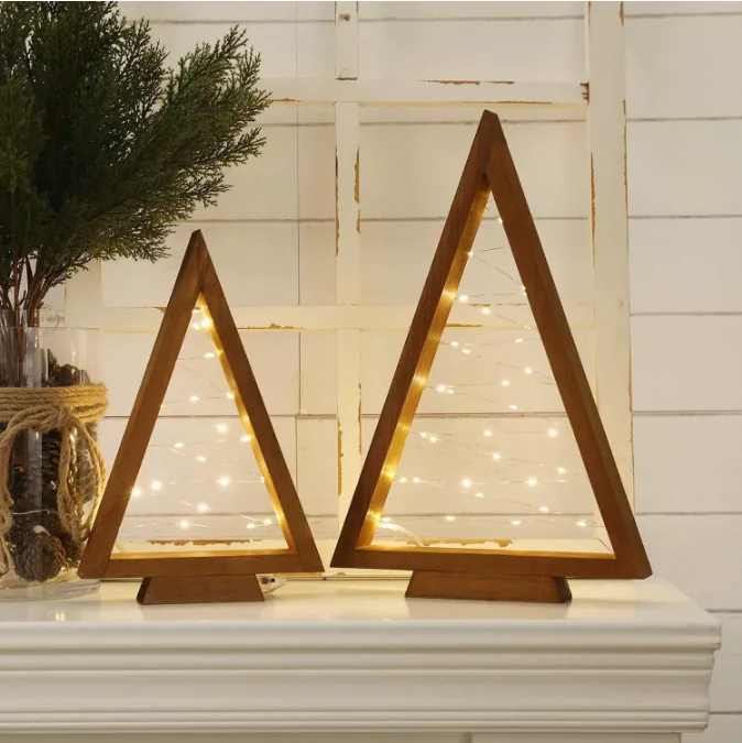 factory-produced Wooden Tabletop Christmas Tree gallery image 4