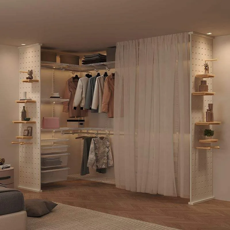 Wall-Mounted Pegboard Room Divider product view 6