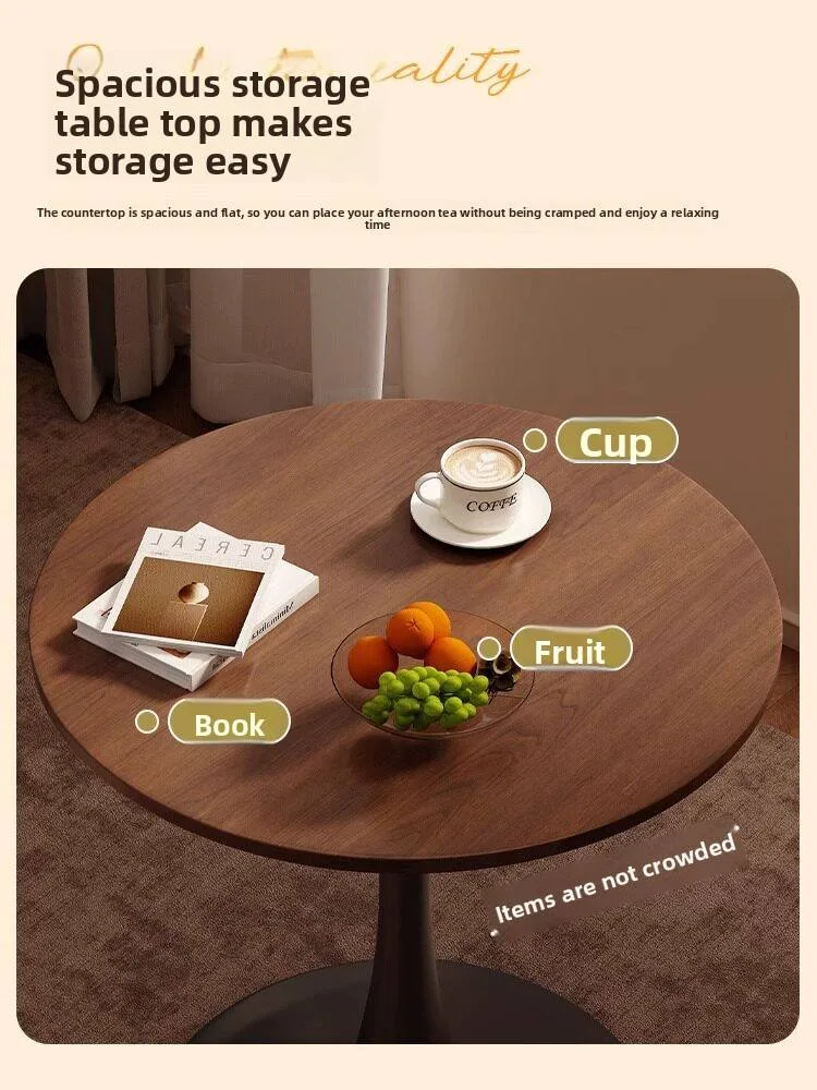 Compact Modern Solid Wood Coffee Table gallery image 4