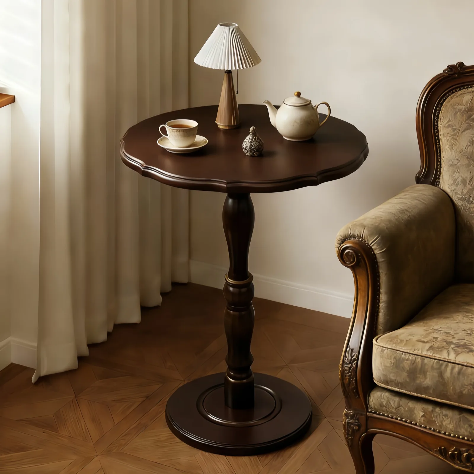Mid-Century Extendable Antique Coffee Table gallery image 4