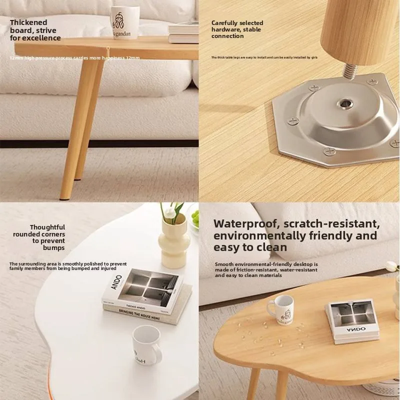 Nordic Wooden Coffee Table for Small Spaces wholesale product