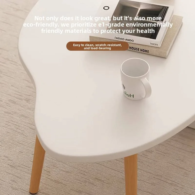 Nordic Wooden Coffee Table for Small Spaces gallery image 5