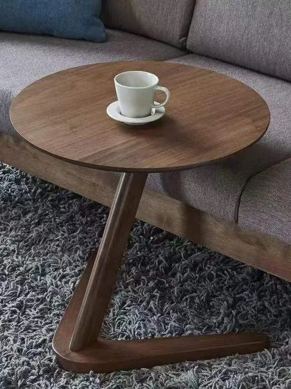 Rubberwood Multi-Functional Mobile Tea Table gallery image 1