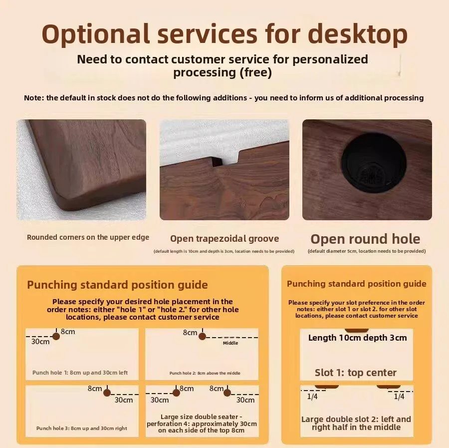 Solid Wood Study & Gaming Desk with Steel Frame product view 2